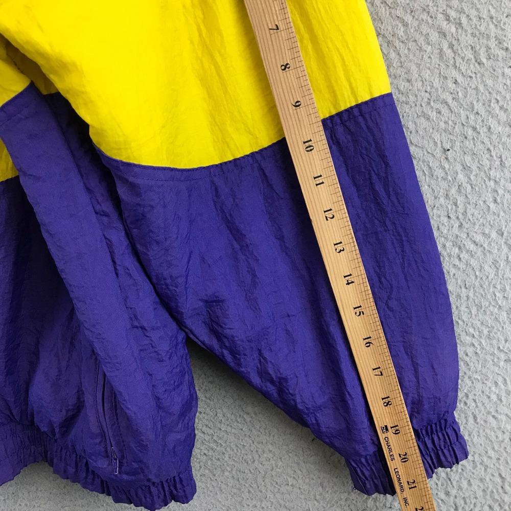 Vintage Minnesota Vikings APEX ONE NFL Track Jacket Windbreaker Purple M - Picture 9 of 11